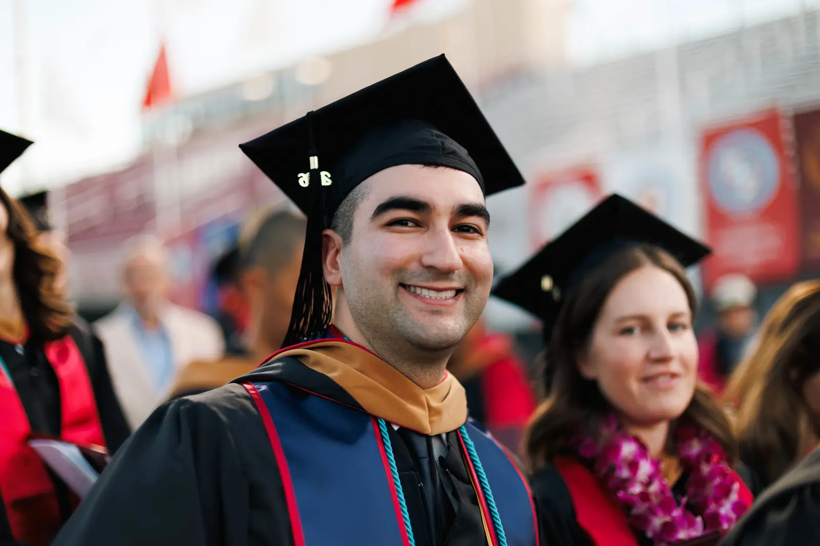 Jonathan at Santa Clara University graduation